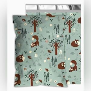 20  12” x 15” Forest Fox Poly Mailers